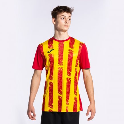 Футболка игровая  Joma PERFORMANCE CORTA INTER III 103164.609 цвет: красный/желтый