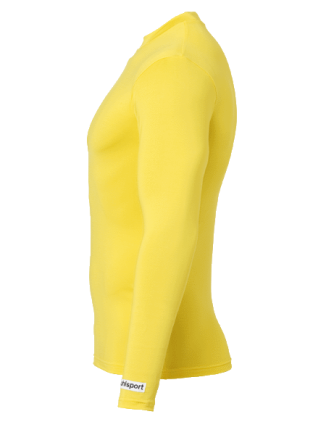 Термобелье Uhlsport BASELAYER 100307807 детское компрессионное с длинным рукавом цвет: желтый