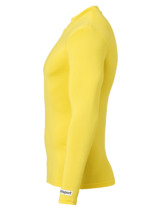 Термобілизна Uhlsport BASELAYER 100307807 компресійна з довгим рукавом колір: жовтий