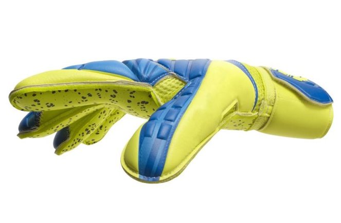 Вратарские перчатки Uhlsport SPEED UP LLORIS SUPERGRIP 101104001 цвет: желто-синий