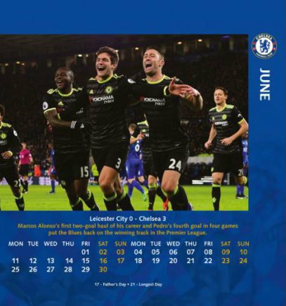 Календарь настольный Челси 2018 Chelsea F.C. 2018