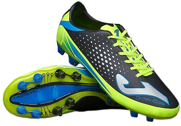 Бутси Joma Super Copa SCOMS.401.PM колір: чорний/синій/салатовий (Офіційна гарантія)