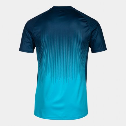 Футболка ігрова Joma TIGER IV 102764.013 колір: блакитний/темно-синій
