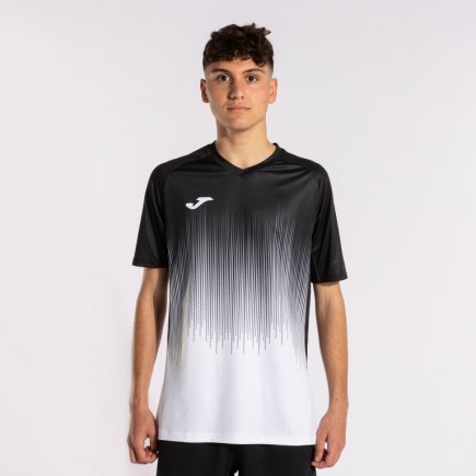 Футболка ігрова Joma TIGER IV 102764.201 колір: чорний/білий