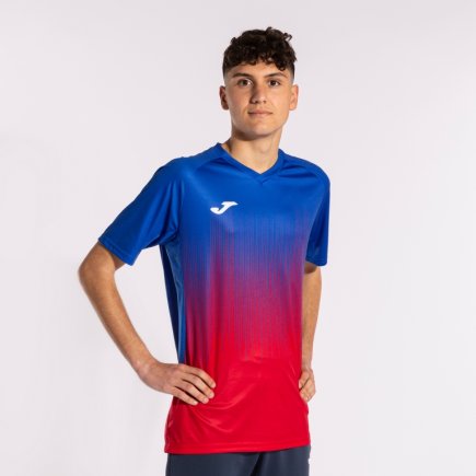 Футболка игровая Joma TIGER IV 102764.607 цвет: красный/синий