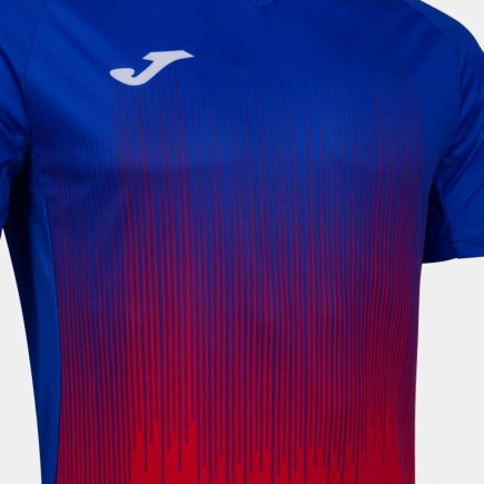 Футболка игровая Joma TIGER IV 102764.607 цвет: красный/синий