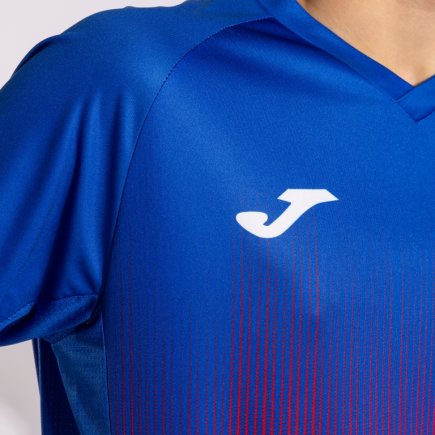 Футболка игровая Joma TIGER IV 102764.607 цвет: красный/синий