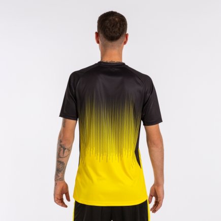 Футболка ігрова Joma TIGER IV 102764.901 колір: жовтий/чорний
