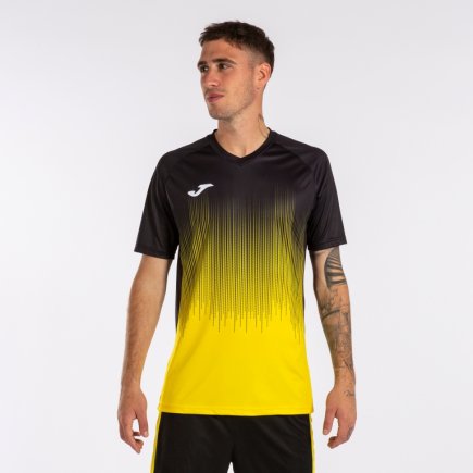 Футболка ігрова Joma TIGER IV 102764.901 колір: жовтий/чорний