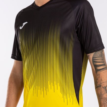 Футболка ігрова Joma TIGER IV 102764.901 колір: жовтий/чорний