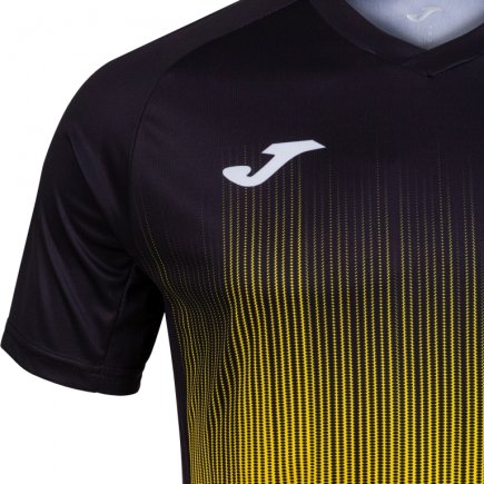Футболка ігрова Joma TIGER IV 102764.901 колір: жовтий/чорний