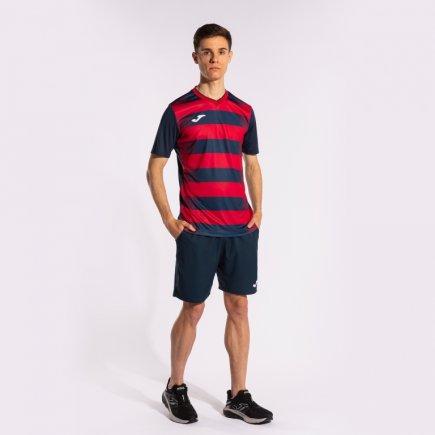 Футболка Joma PERFORMANCE EUROPA V 102838.106 колір: червоний/чорний