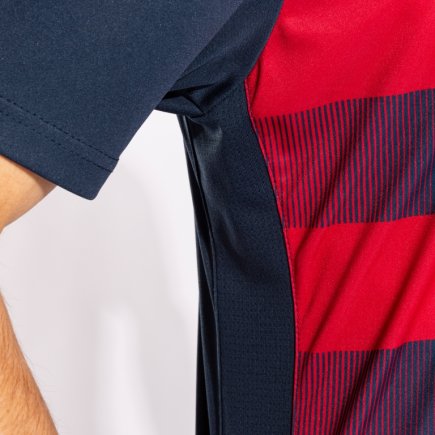Футболка Joma PERFORMANCE EUROPA V 102838.106 колір: червоний/чорний