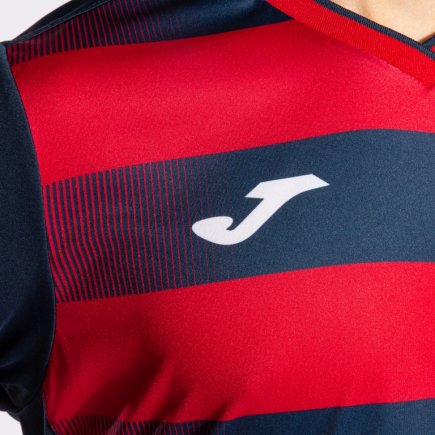Футболка Joma PERFORMANCE EUROPA V 102838.106 колір: червоний/чорний