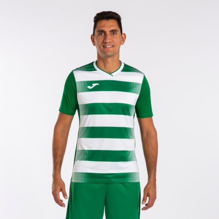 Футболка Joma PERFORMANCE EUROPA V 102838.452 цвет: зеленый/белый