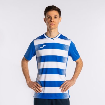 Футболка Joma PERFORMANCE EUROPA V 102838.702 цвет: синий/белый