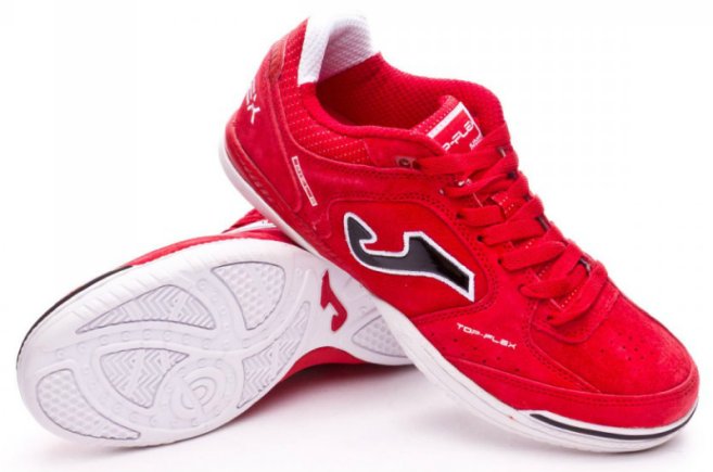Обувь для зала (футзалки) Joma TOP FLEX TOPW.706.IN цвет: красный (официальная гарантия)