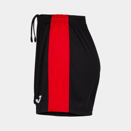 Шорти ігрові Joma ACADEMY III 901142.106 жіночі колір: чорний/червоний