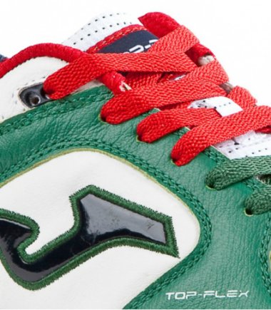 Обувь для зала (футзалки) Joma TOP FLEX TOPW.726.IN цвет: тёмно-синий/белый/зелёный/красный (официальная гарантия)