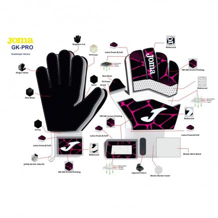 Вратарские перчатки Joma GK-PRO 400908.109