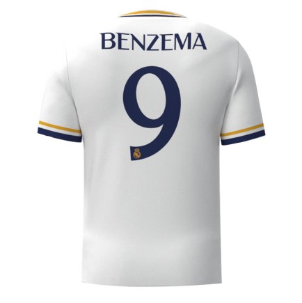 Нова Футбольна форма Реал Мадрид Бензема 9 (Real Madrid Benzema 9) 2023-2024 ігрова/повсякденна 11226610 колiр: білий