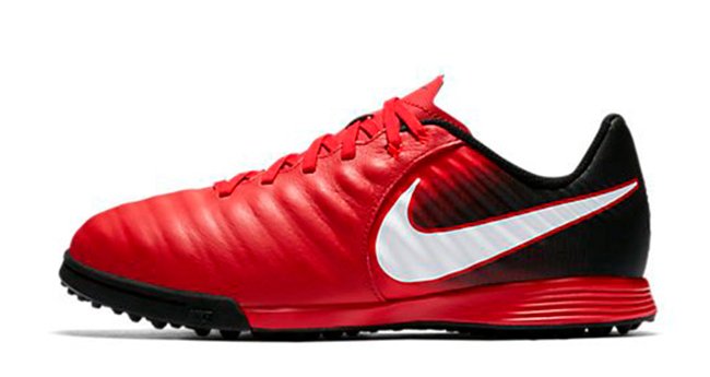 Сороконіжки Nike JR TIEMPOX LIGERA IV TF 897729-616 дитячі колір: червоний/чорний (офіційна гарантія)