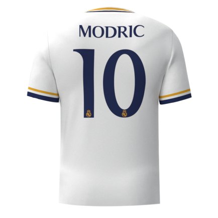 Новая Футбольная форма Реал Мадрид Модрич 10 (Real Madrid Modric 10) 2023-2024 игровая/повседневная 11227010 цвет: белый