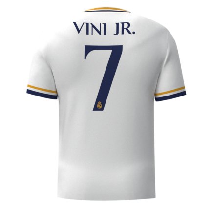 Футболка Реал Мадрид Винисиус Жуниор 7 (Real Madrid Vini Jr 7) 2023-2024 игровая/повседневная 11226710 цвет: белый