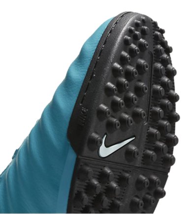 Сороконожки Nike TiempoX Ligera IV TF 897766-414 цвет: черный/голубой (официальная гарантия)