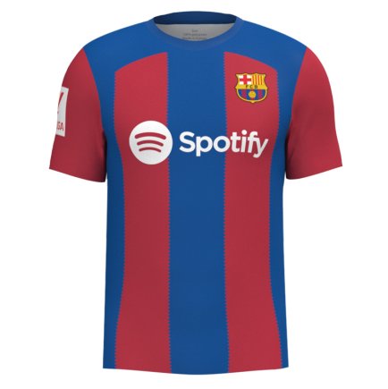 Новая Футболка Барселона Гави 18 (Barcelona Gavi 18) 2023-2024 игровая/повседневная 11229004 цвет: синий