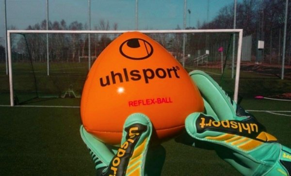 Мяч для тренировки вратарей Uhlsport Reflex Ball цвет: оранжевый (официальная гарантия)