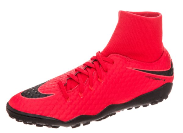 Сороконожки Nike Hypervenomx Phelon 3 DF TF 917769-616 цвет: красный/черный (официальная гарантия)