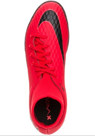 Сороконіжки Nike Hypervenomx Phelon 3 DF TF 917769-616 колір: червоний/чорний (офіційна гарантія)