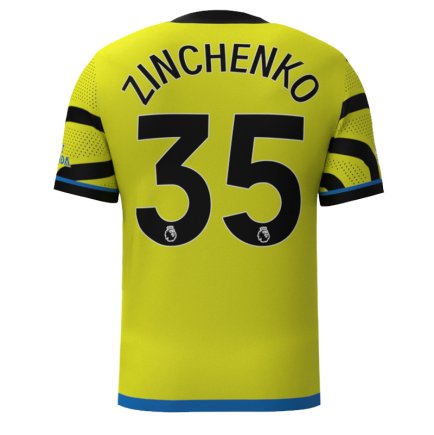 Новая Футболка Арсенал Зинченко 35 (Arsenal Zinchenko 35) 2023-2024 игровая/повседневная 12220703 цвет: желтый