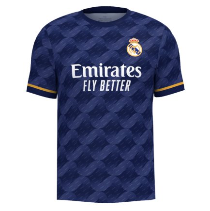 Новая Футболка Реал Мадрид Бензема 9 (Real Madrid Benzema 9) 2023-2024 игровая/повседневная 12226112 цвет: темно-синий