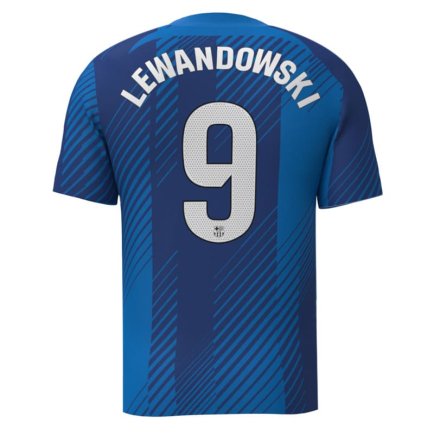 Новая Футбольная форма Барселона Левандовски 9 (Barcelona Lewandowski 9) 2023-2024 игровая/повседневная 12227804 цвет: синий
