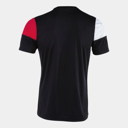 Футболка Joma MANGA CORTA CREW V 103084.106 цвет: черный/красный
