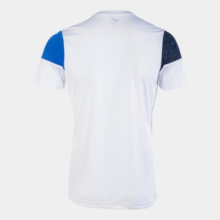 Футболка Joma MANGA CORTA CREW V 103084.207 цвет: белый/синий
