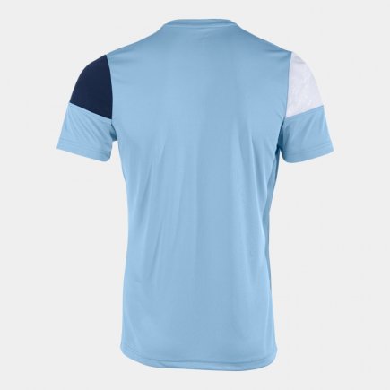 Футболка Joma MANGA CORTA CREW V 103084.353 цвет: голубой/темно-синий
