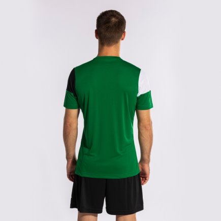 Футболка Joma MANGA CORTA CREW V 103084.451 цвет: зеленый/черный