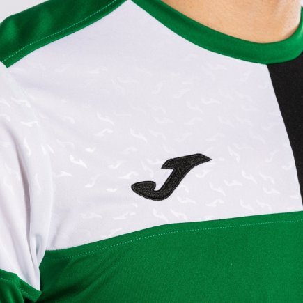 Футболка Joma MANGA CORTA CREW V 103084.451 цвет: зеленый/черный