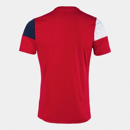 Футболка Joma MANGA CORTA CREW V 103084.603 цвет: красный/черный