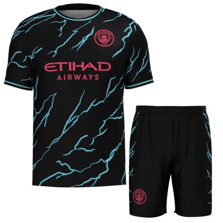 Футбольная форма Манчестер Сити Холанд 9 (Manchester City Haaland 9) 2023-2024 игровая/повседневная 12229001 цвет: черный