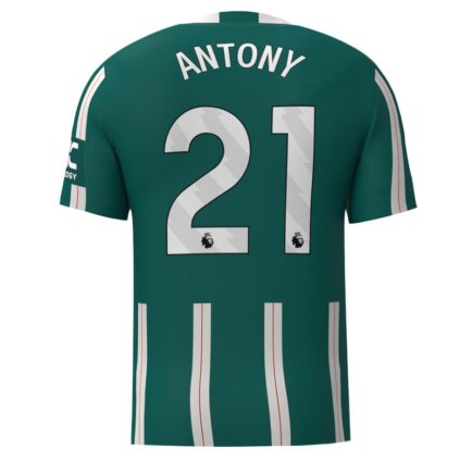 Футболка Манчестер Юнайтед Антони 21 (Manchester United Antony 21) 2023-2024 игровая/повседневная 13221407 цвет: зеленый