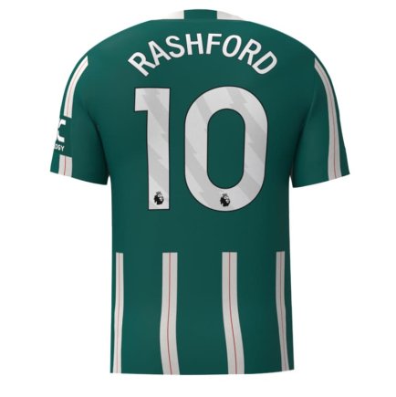Нова Футболка Манчестер Юнайтед Рашфорд 10 (Manchester United Rashford 10) 2023-2024 ігрова/повсякденна 13221607 колiр: зелений
