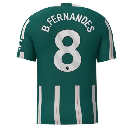 Футболка Манчестер Юнайтед Фернандес 8 (Manchester United Fernandes 8) 2023-2024 игровая/повседневная 13221807 цвет: зеленый