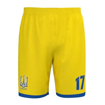 Футбольная форма Украина Зинченко 17 (Zinchenko 17 Ukraine) 2023-2024 игровая/повседневная 13222503 цвет: желтый