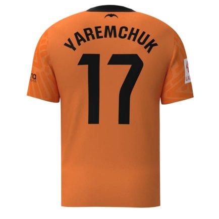 Новая Футболка Валенсия Яремчук 17 (Yaremchuk 17 Valencia) 2023-2024 игровая/повседневная 13223605 цвет: оранжевый