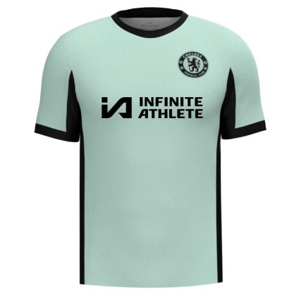 Футболка Chelsea (Челси) 2023-2024 игровая/повседневная 13225220 цвет: ментоловый