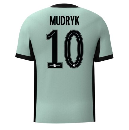 Футбольная форма Челси Мудрик 10 (Chelsea Mudryk 10) 2023-2024 игровая/повседневная 13225320 цвет: ментоловый